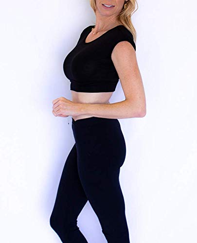 Women's Cap Sleeve Layering Crop Top