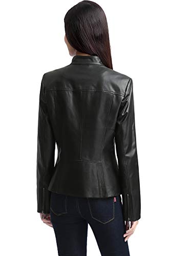 Women's Lambskin Leather Biker Jacket