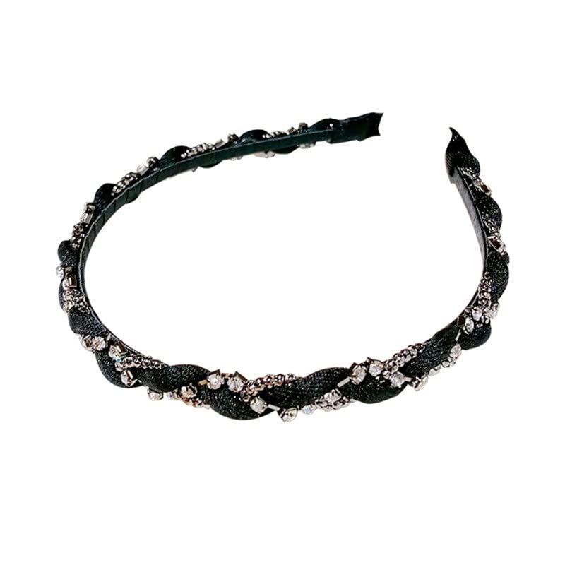 Rhinestone Twist Chain Headband Hair Ornament