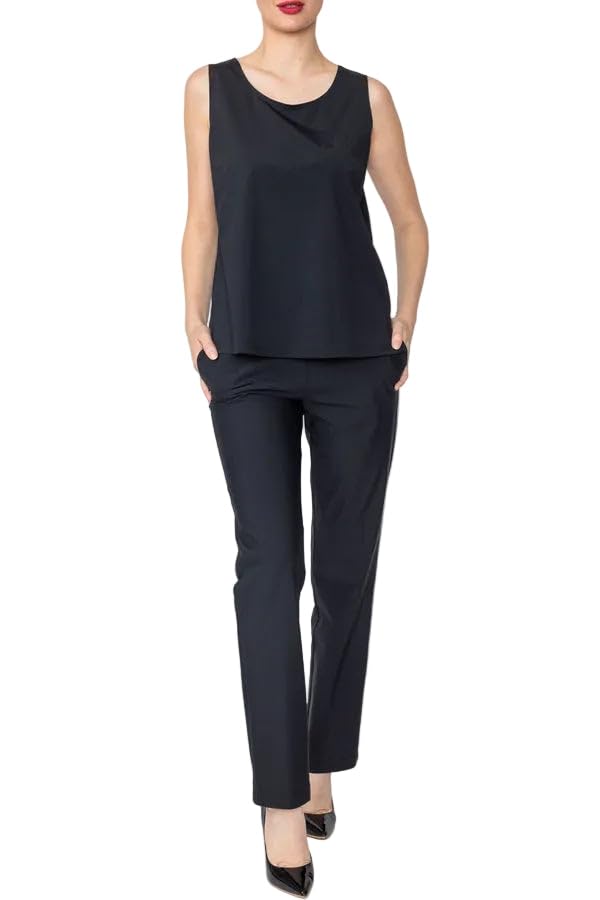 Women's Zip-Up Top & Wide-Leg Pants Set