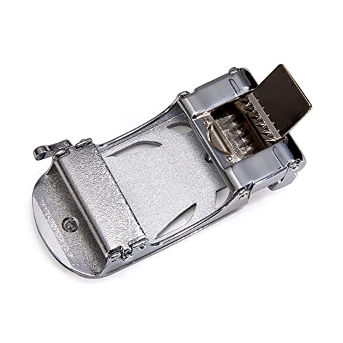 Men's Genuine Leather Automatic Buckle Belt Set