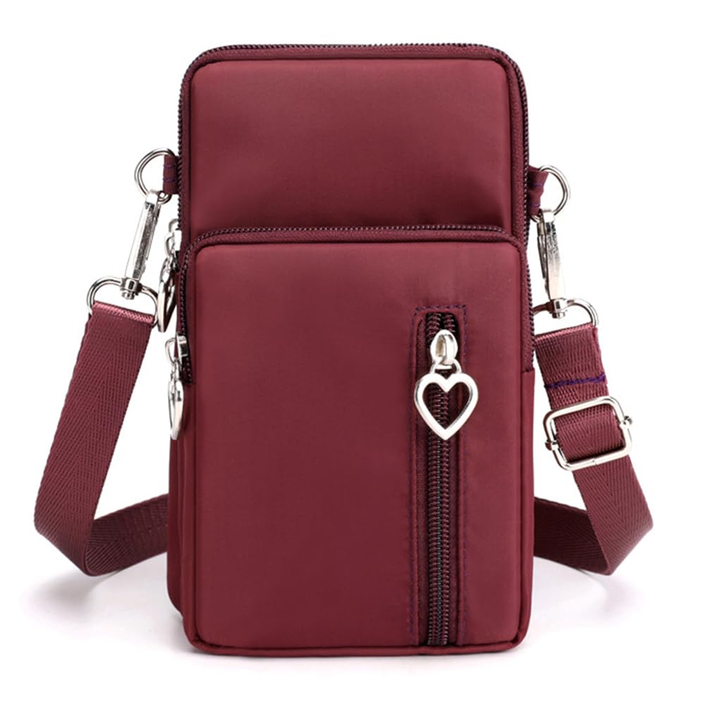 Women's Small Nylon Phone Crossbody Bag