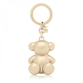 Gold Metal Bold Bear Key Ring