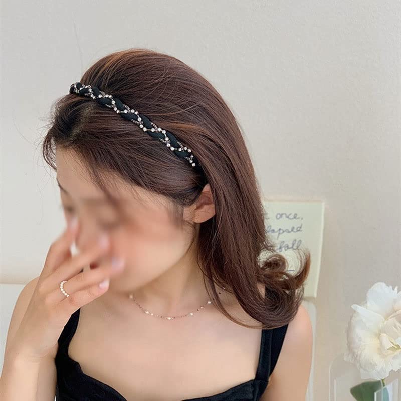 Rhinestone Twist Chain Headband Hair Ornament