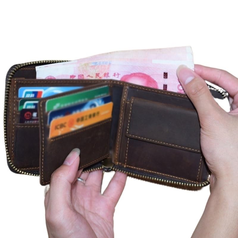 VIDI Men Leather Wallet Blocking Credit Card Holder