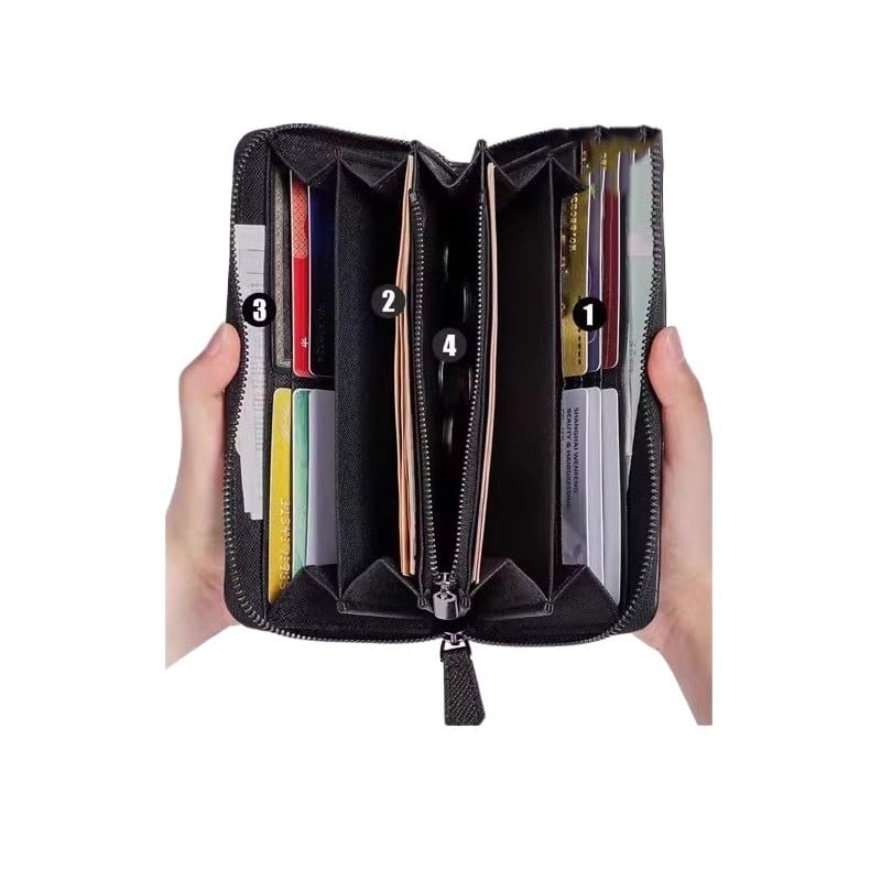 Men's Genuine Leather Credit Card Holder Wallet