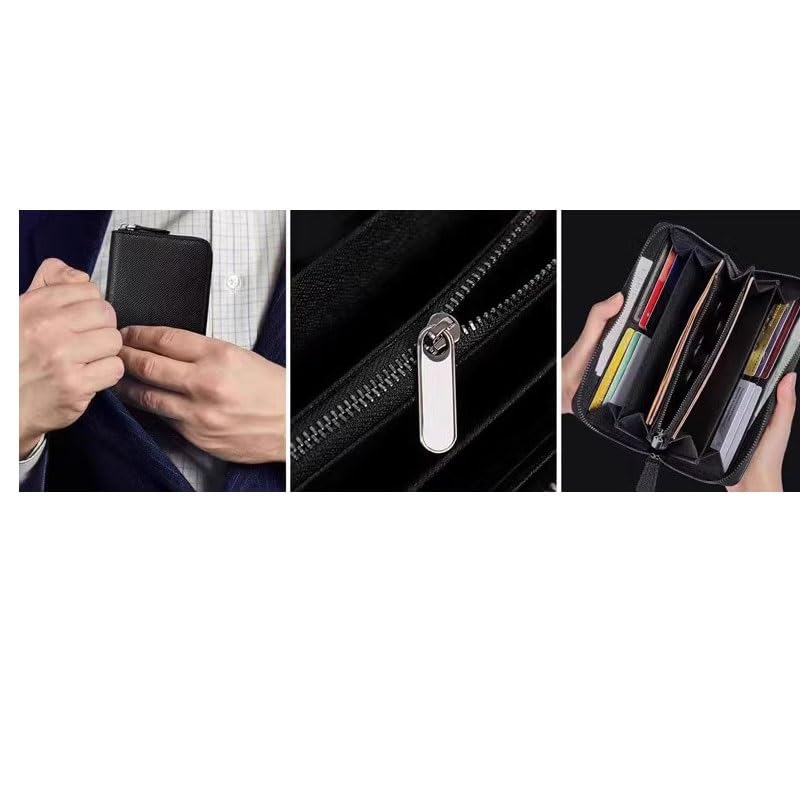 Men's Genuine Leather Credit Card Holder Wallet
