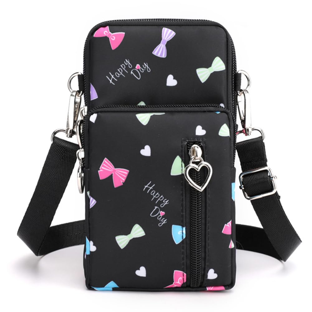 Women's Small Nylon Phone Crossbody Bag