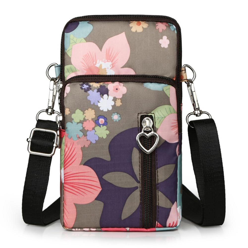 Women's Small Nylon Phone Crossbody Bag