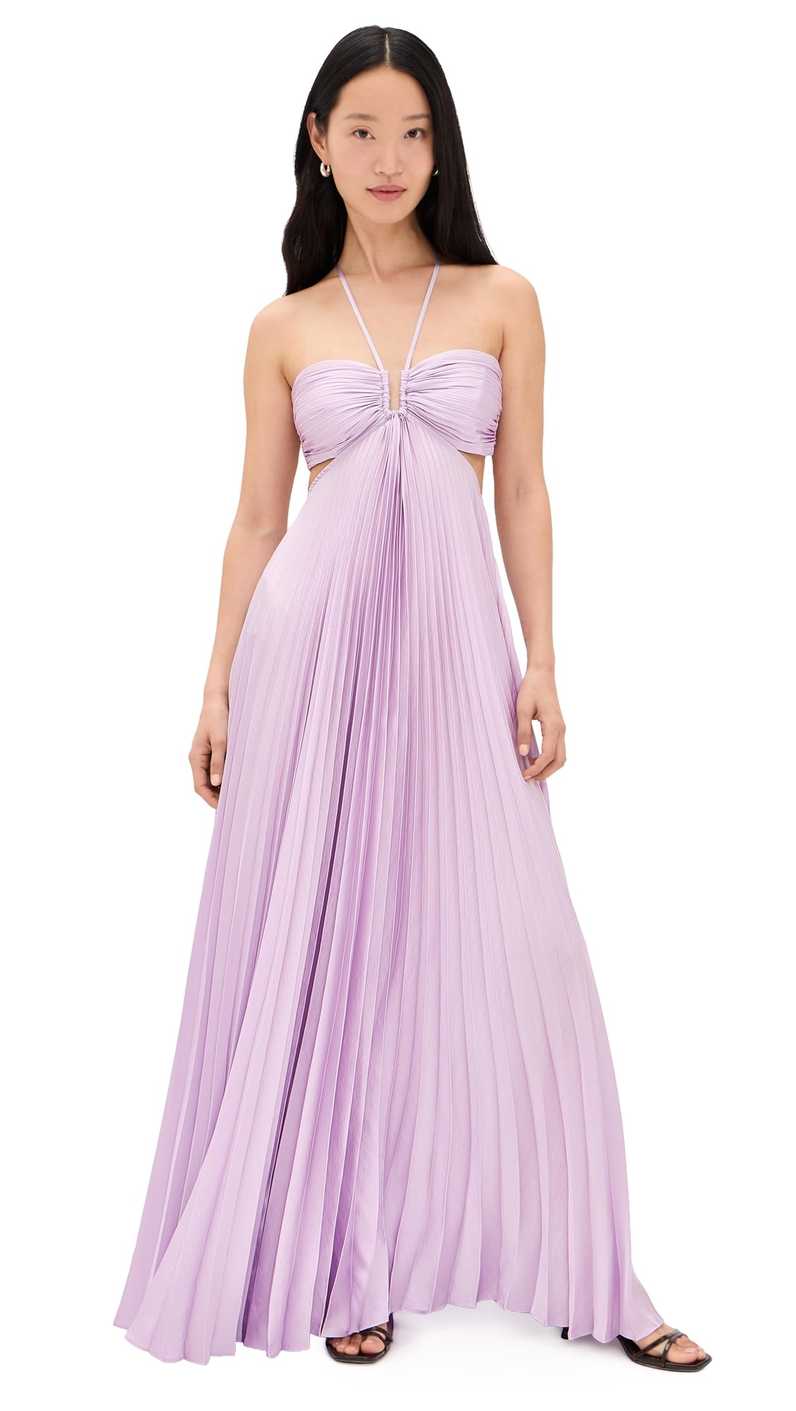 ALC Women's Moira Pleated Maxi Dress