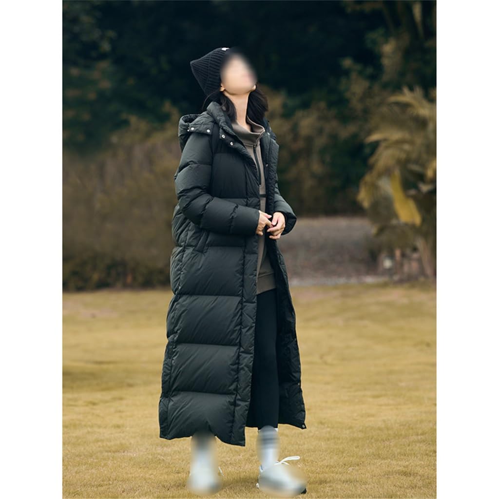 Women's Long White Duck Down Coat