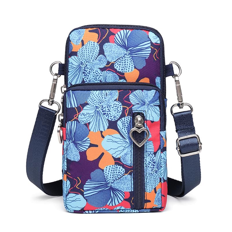 Women's Small Nylon Phone Crossbody Bag