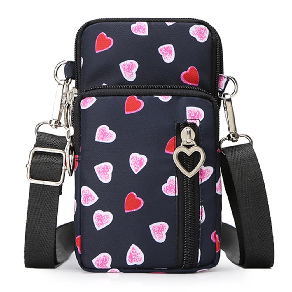 Women's Small Nylon Phone Crossbody Bag
