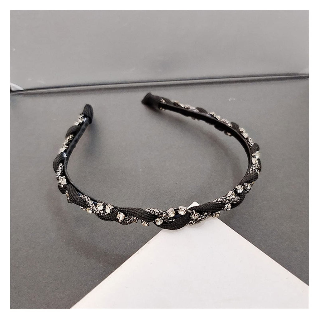Rhinestone Twist Chain Headband Hair Ornament