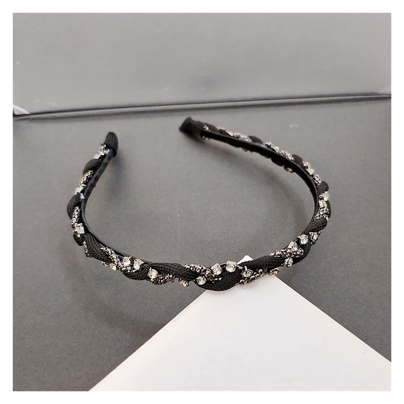 Rhinestone Twist Chain Headband Hair Ornament