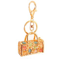 Crystal Rhinestone Keychain Handbag Charm
