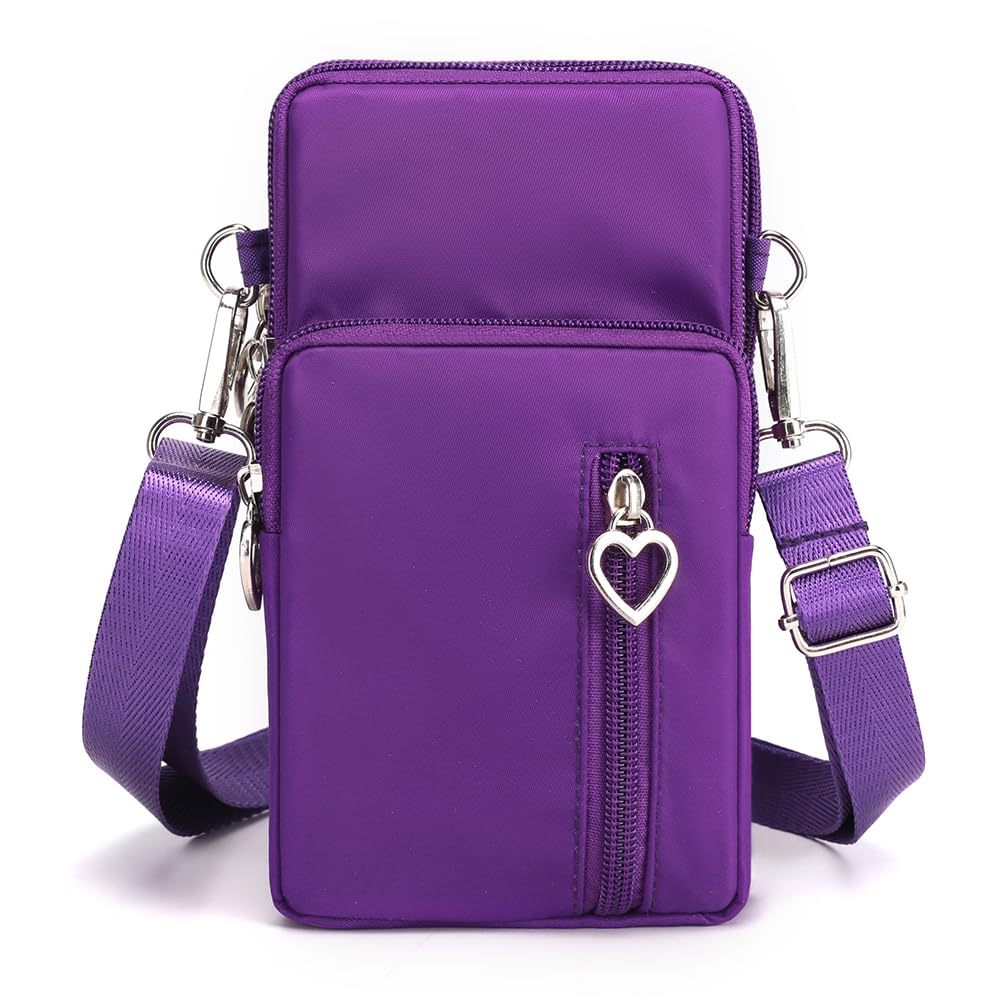 Women's Small Nylon Phone Crossbody Bag