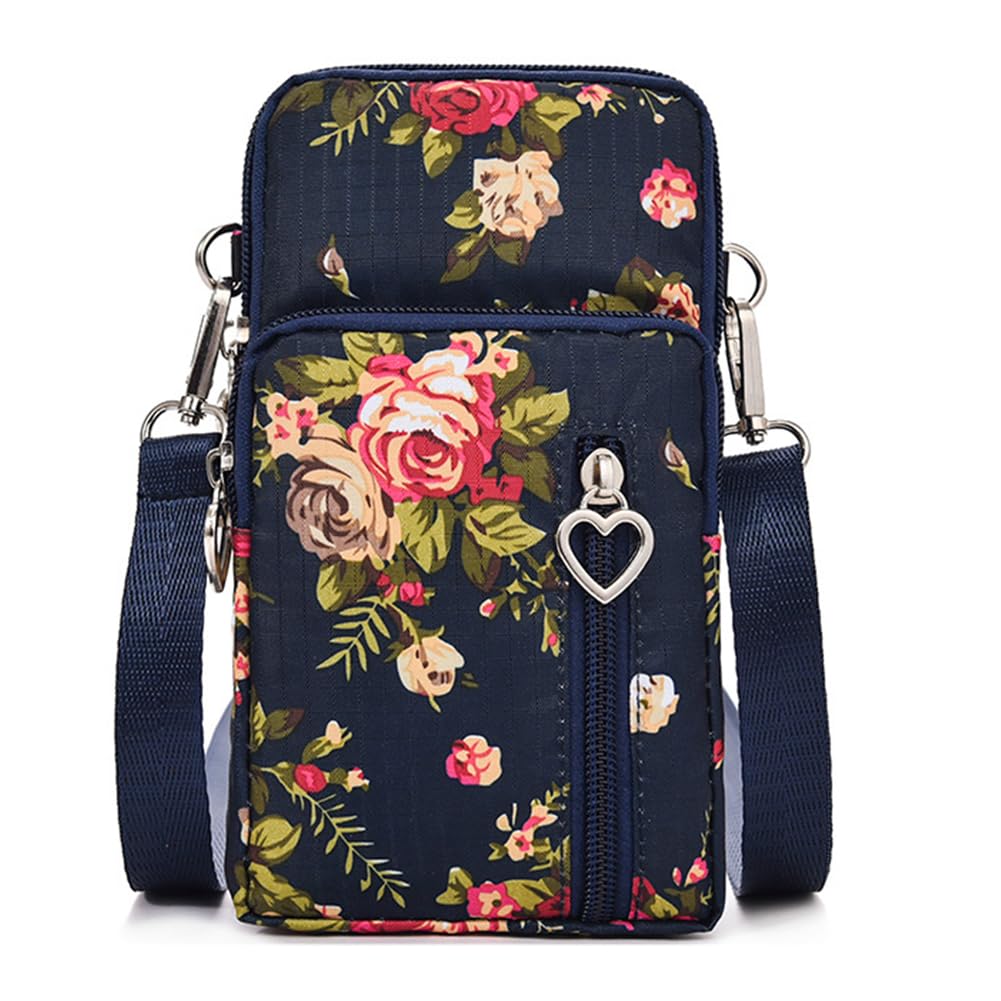Women's Small Nylon Phone Crossbody Bag