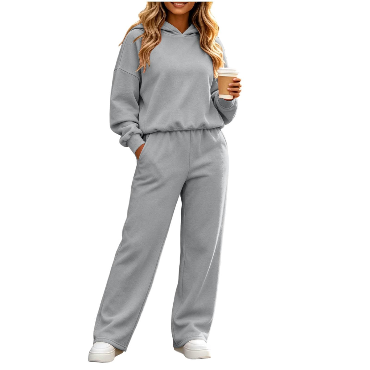 Women's Oversized Two-Piece Loungewear Set