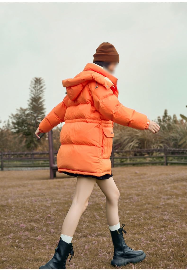 Women's Short Hooded Down Jacket