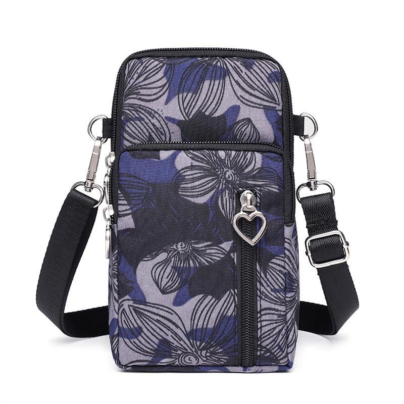 Women's Small Nylon Phone Crossbody Bag