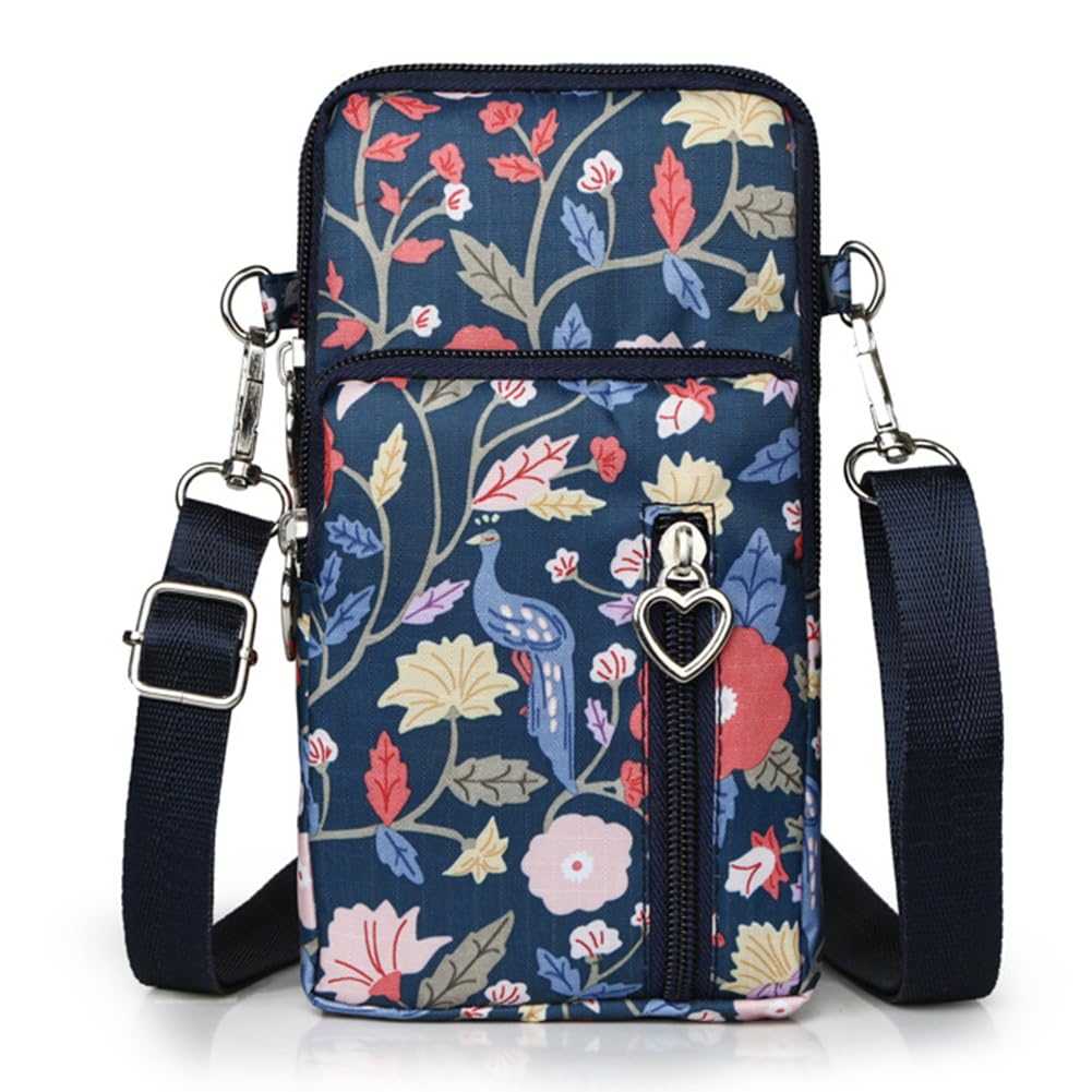 Women's Small Nylon Phone Crossbody Bag