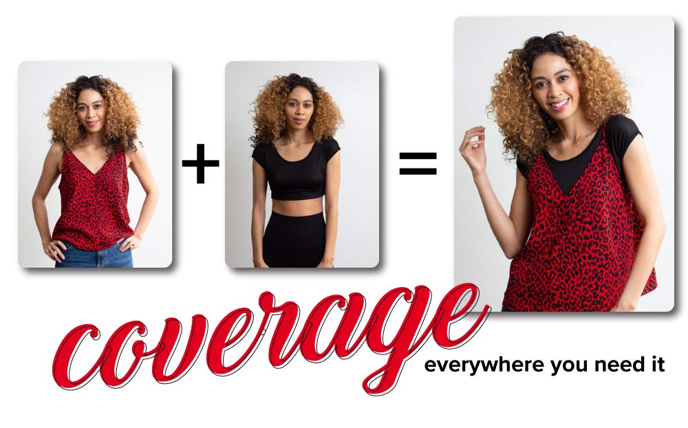 Women's Cap Sleeve Layering Crop Top
