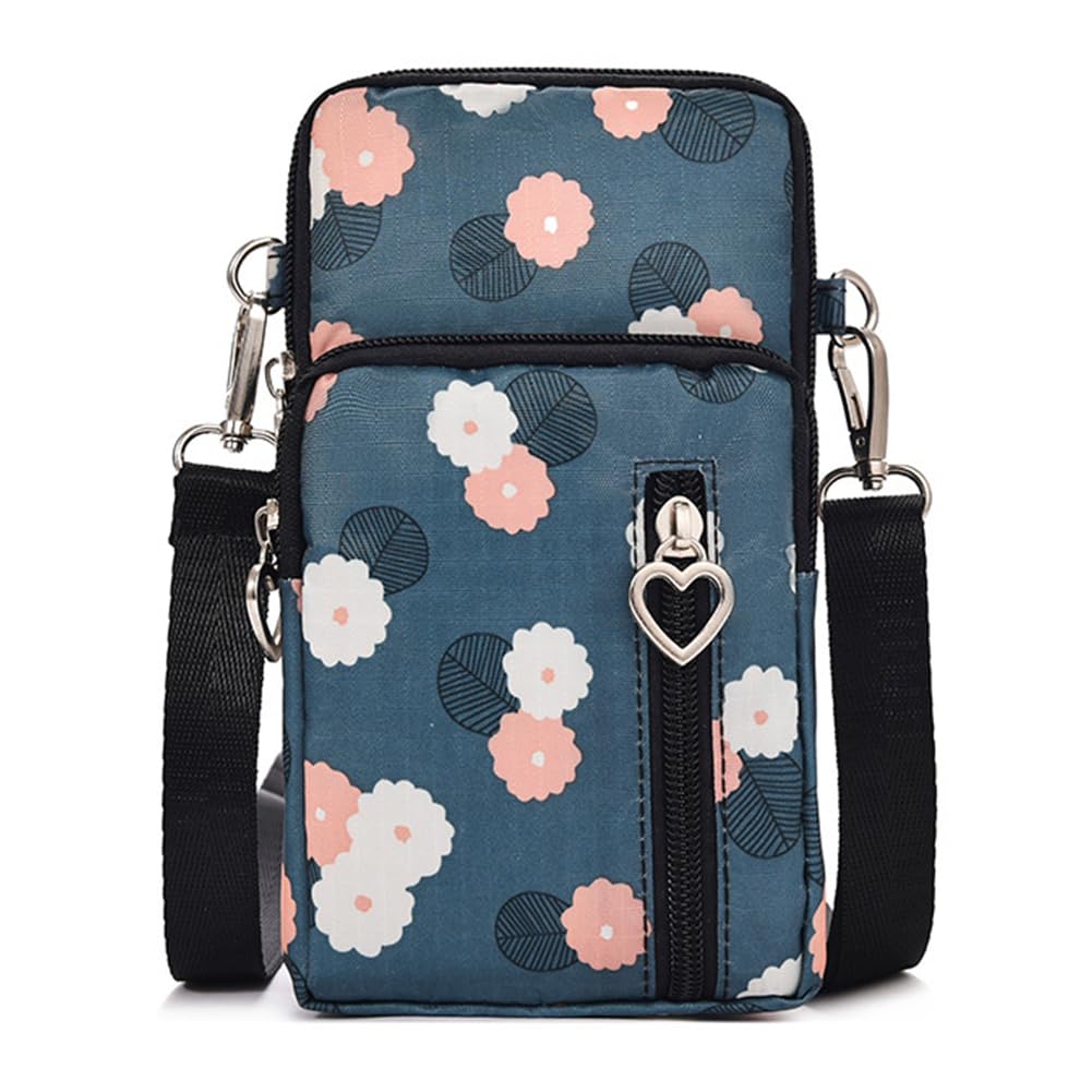 Women's Small Nylon Phone Crossbody Bag
