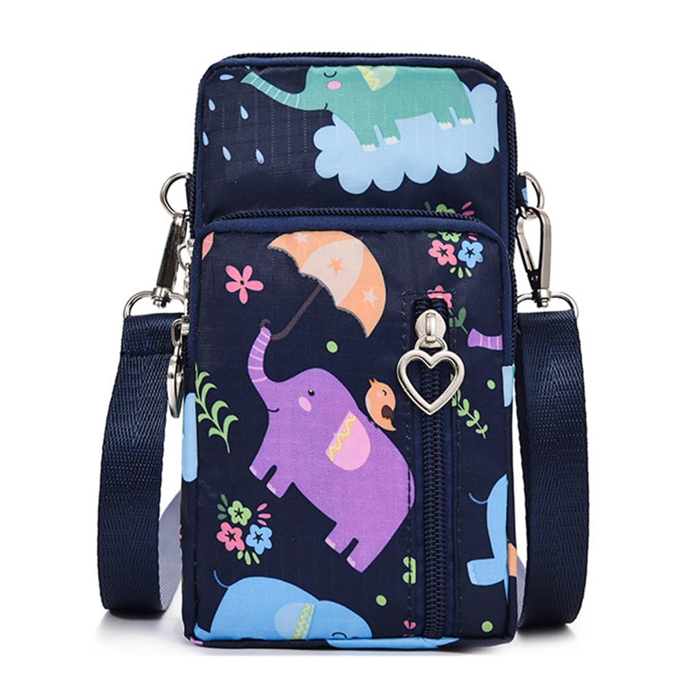 Women's Small Nylon Phone Crossbody Bag