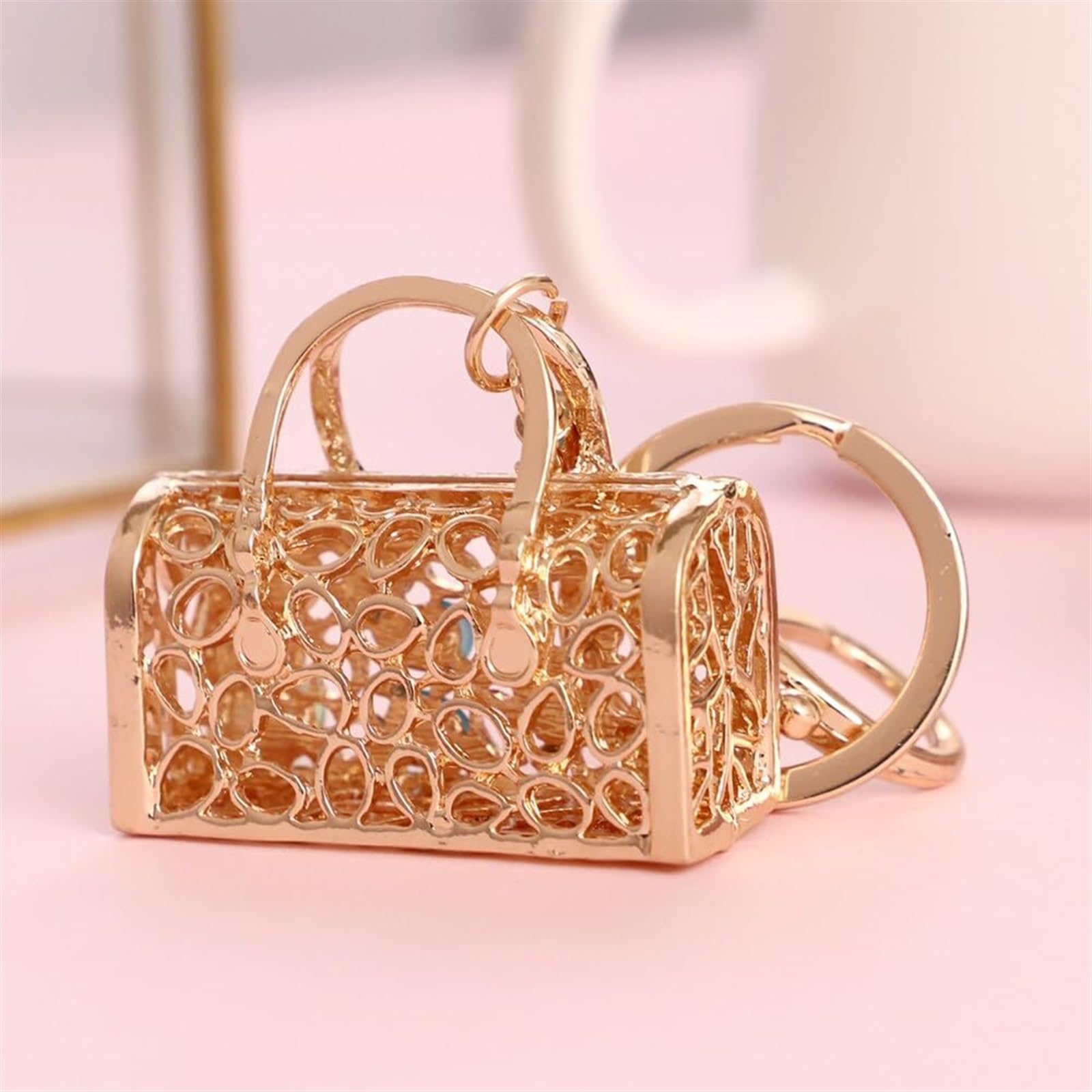 Crystal Rhinestone Keychain Handbag Charm