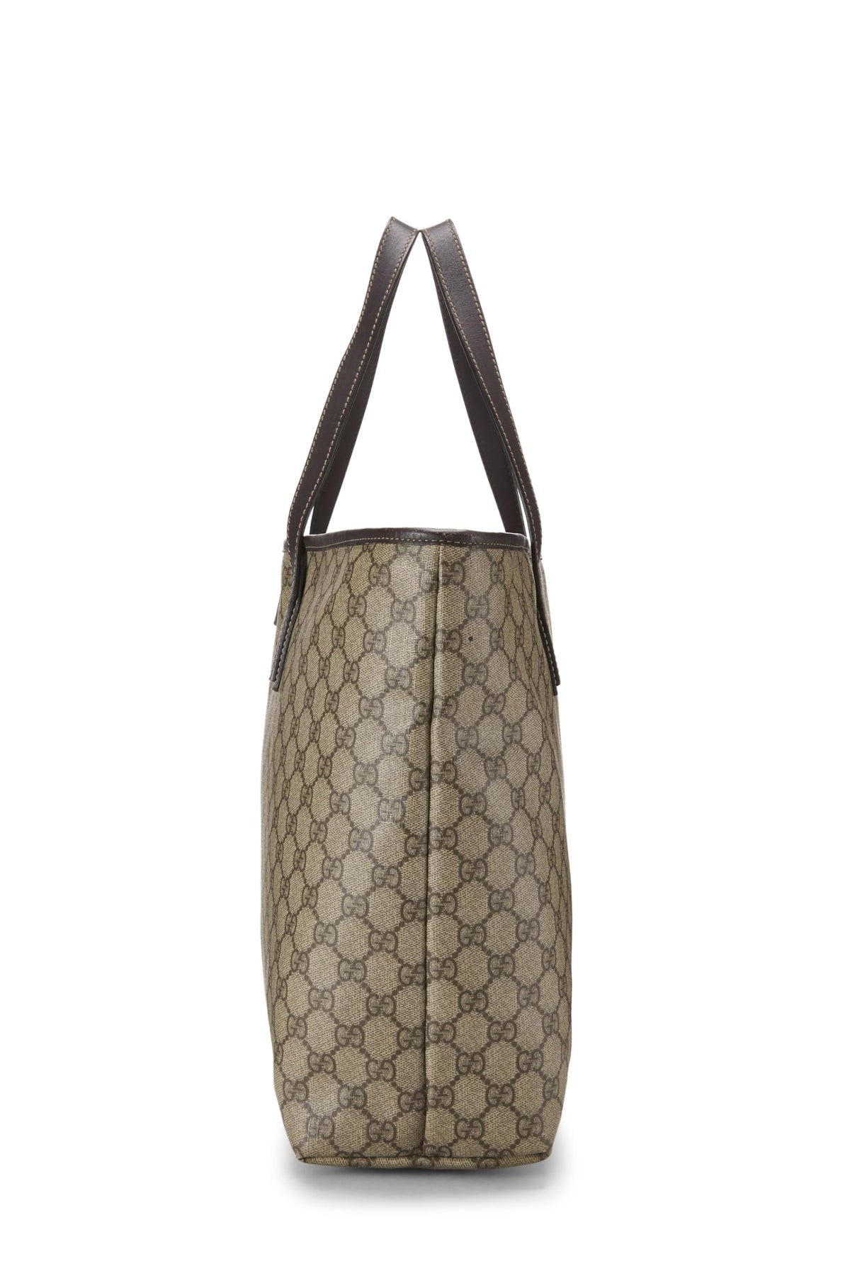 Pre-Loved Large Brown Monogram Canvas Tote Bag