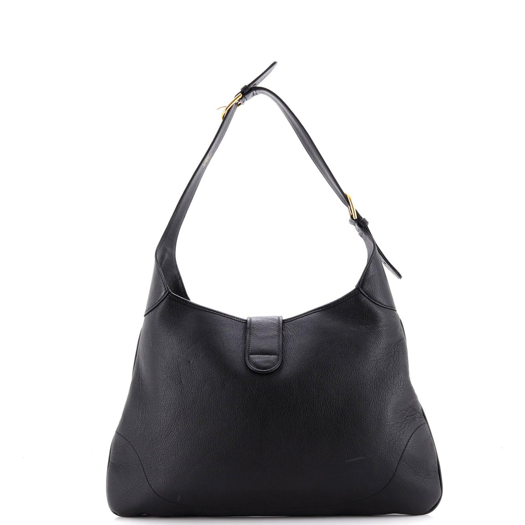 Pre-Loved Large Black Shoulder Bag