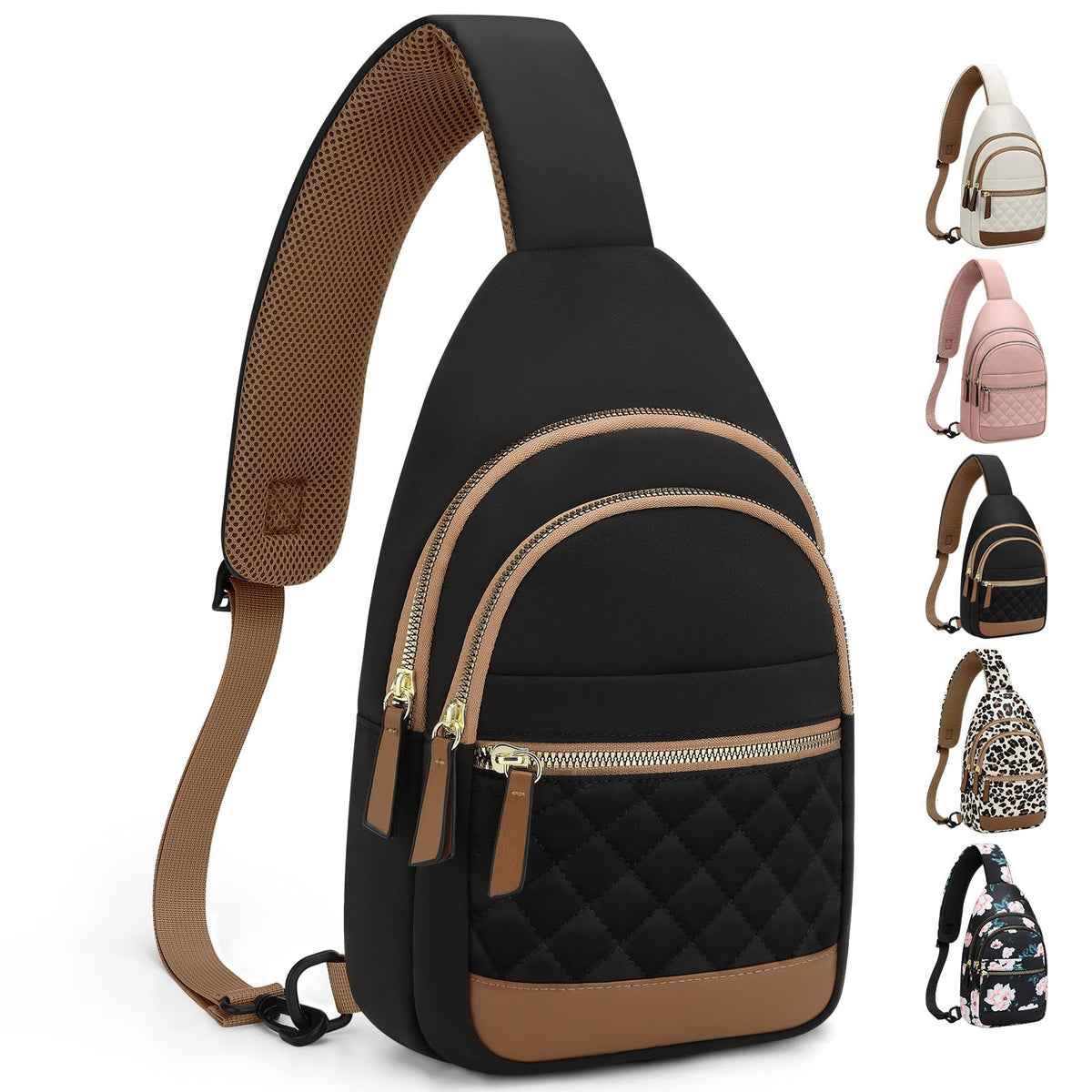 Waterproof Convertible Crossbody Sling Bag