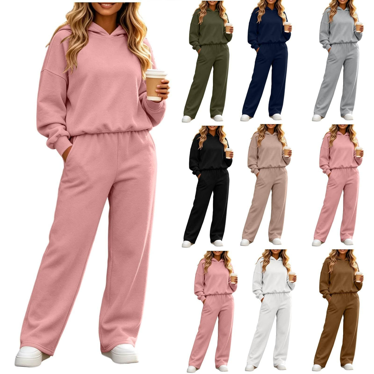 Women's Oversized Two-Piece Loungewear Set