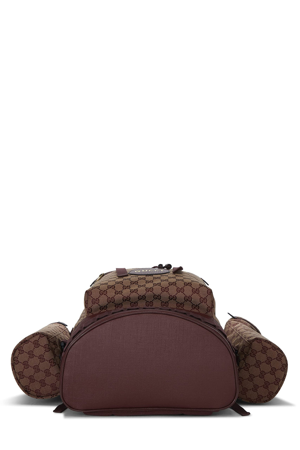 Pre-Loved Burgundy Monogram Canvas Hiking Backpack