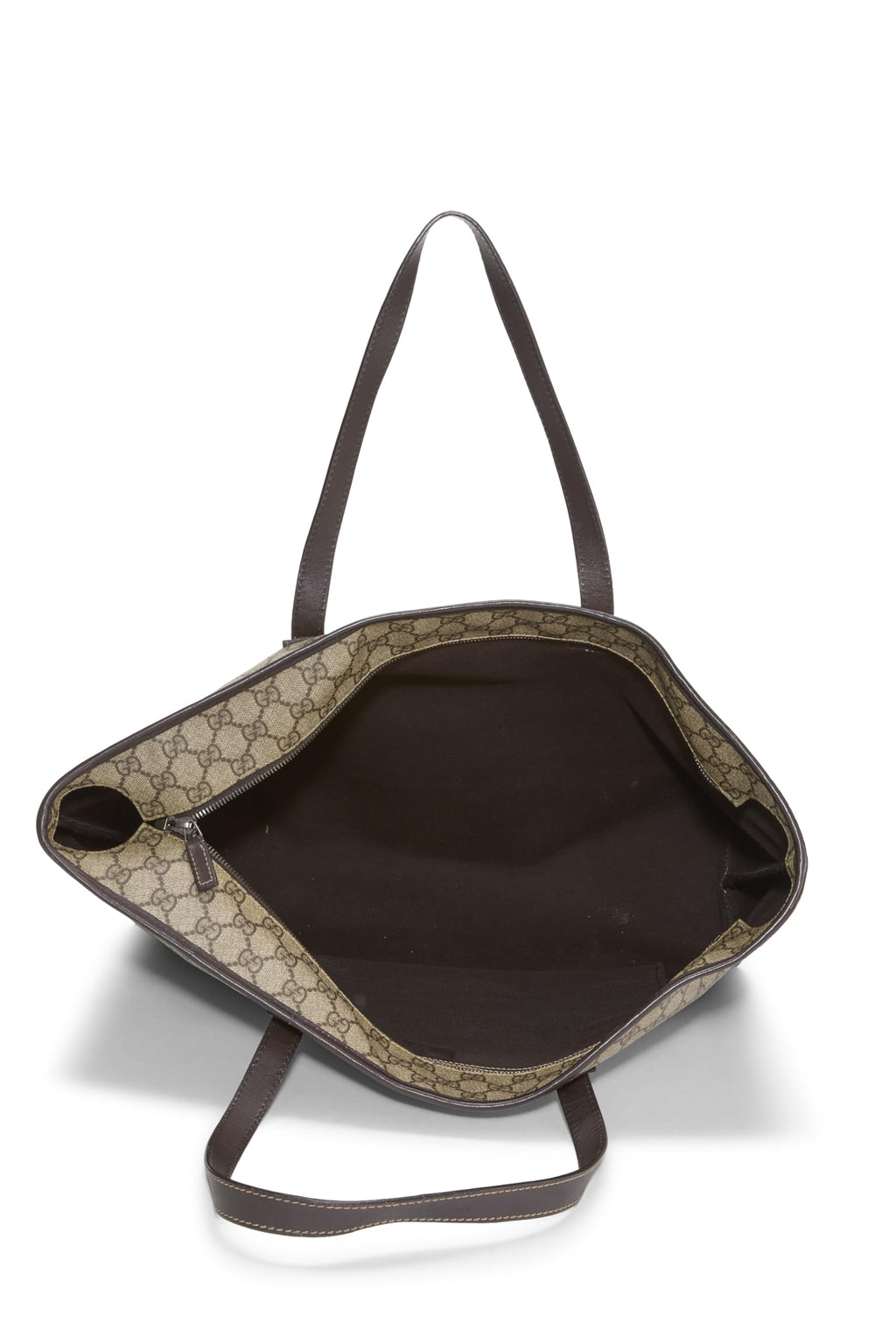 Pre-Loved Large Brown Monogram Canvas Tote Bag