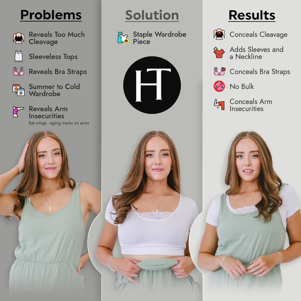 Women's Cap Sleeve Layering Crop Top
