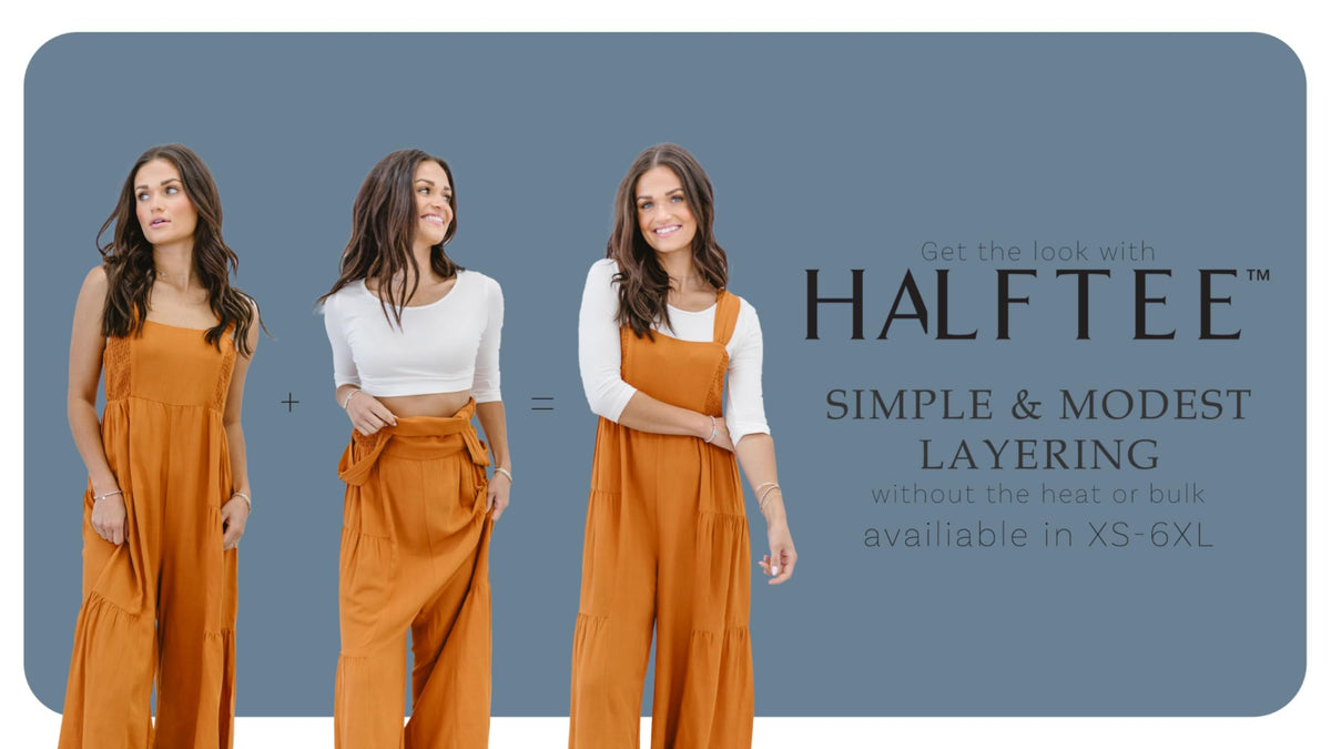 Women's Cap Sleeve Layering Crop Top