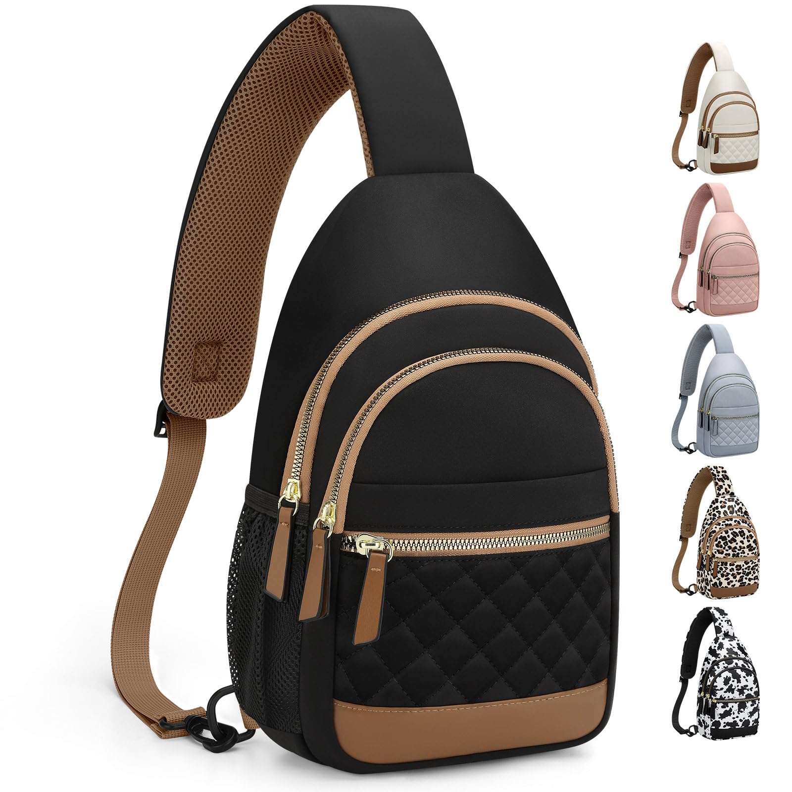 Waterproof Convertible Crossbody Sling Bag
