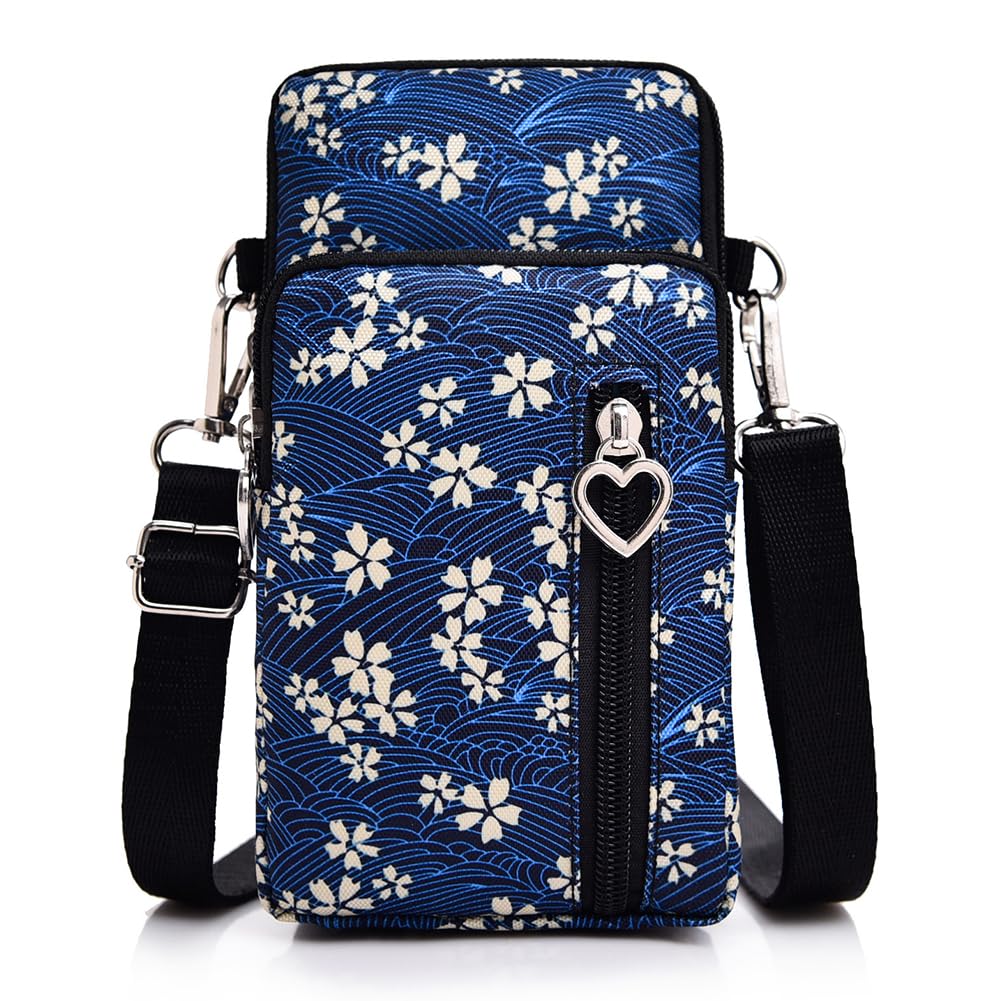 Women's Small Nylon Phone Crossbody Bag