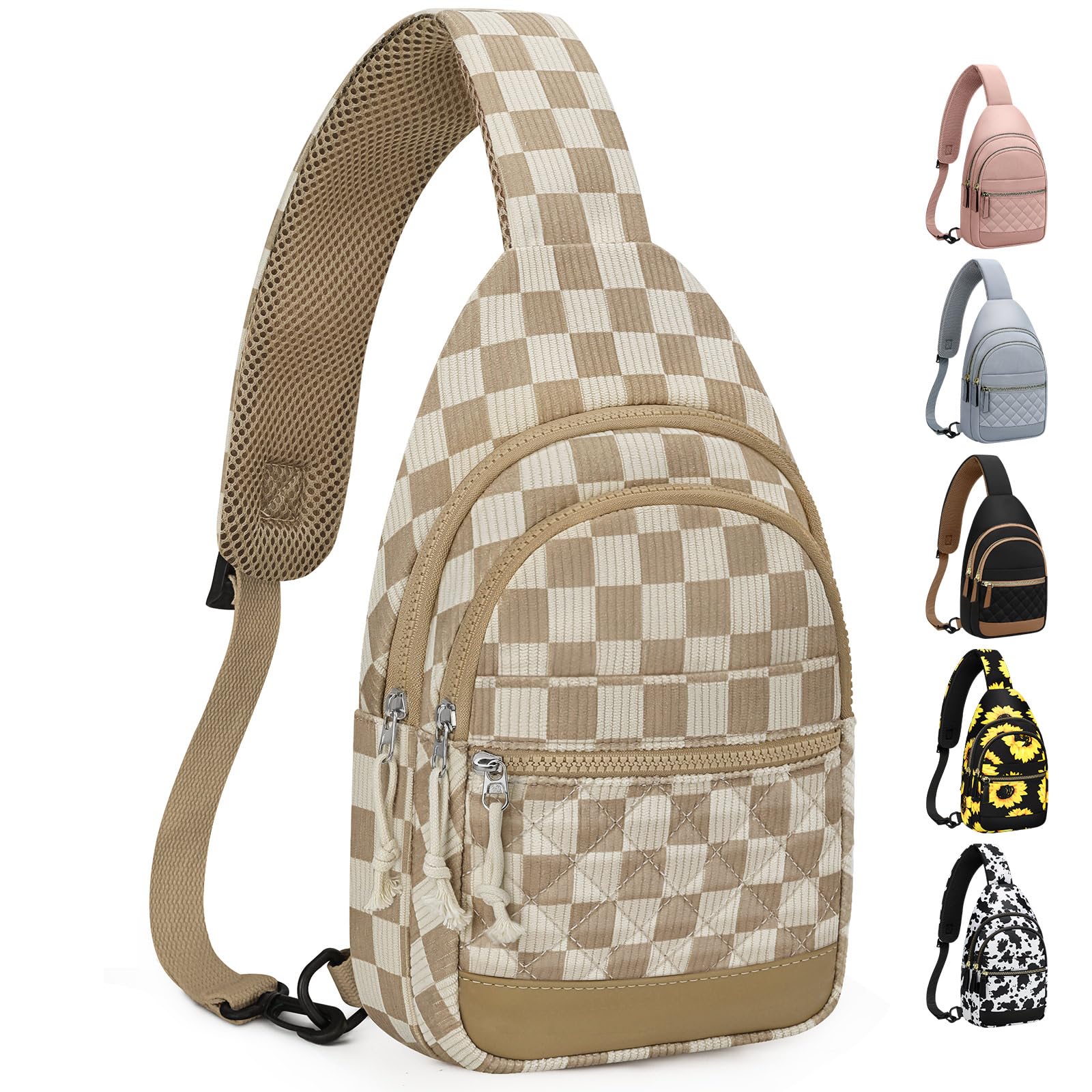 Waterproof Convertible Crossbody Sling Bag