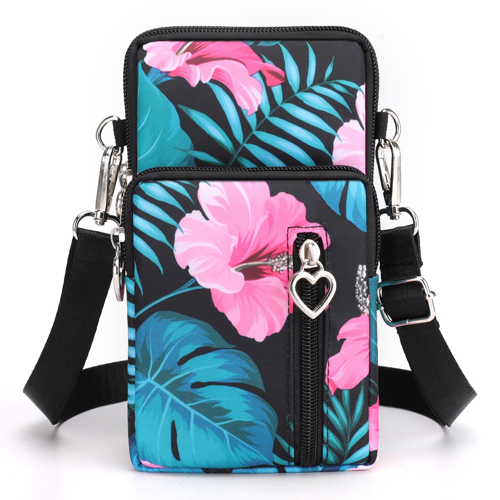 Women's Small Nylon Phone Crossbody Bag