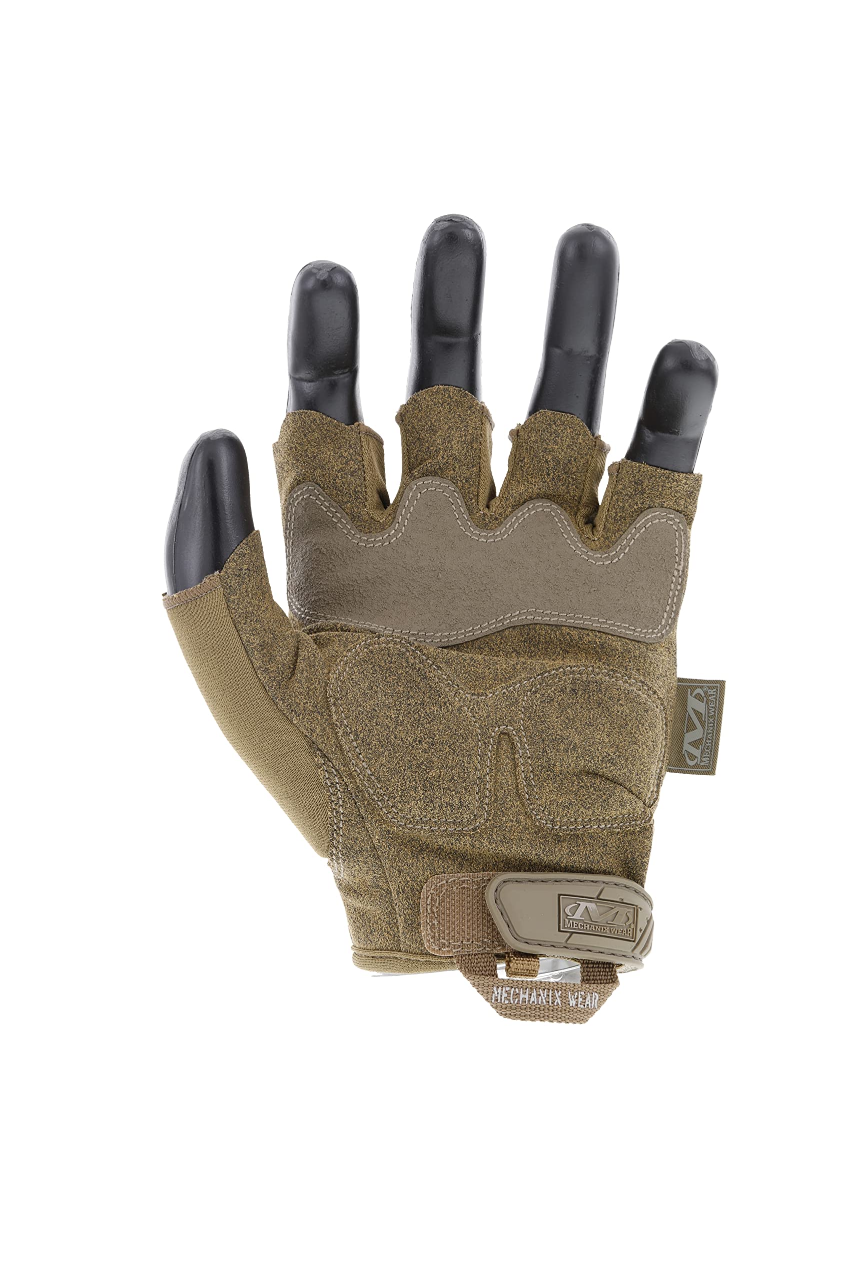 Mechanix Wear - M-Pact Fingerless Coyote Gloves (Large, Brown)