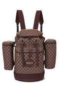 Pre-Loved Burgundy Monogram Canvas Hiking Backpack